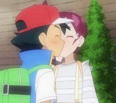 ash and chloe|pokemon ash and chloe kiss.